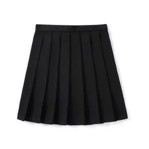 Black pleated school grunge tumblr academia kawaii mini skirt kpop anime